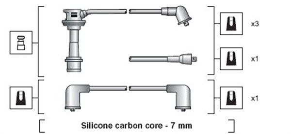 MAGNETI MARELLI Süütesüsteemikomplekt 941318111097